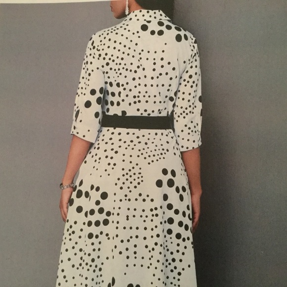 Black and White Polka Dot Dress- - - SOLD - Picture 4 of 10